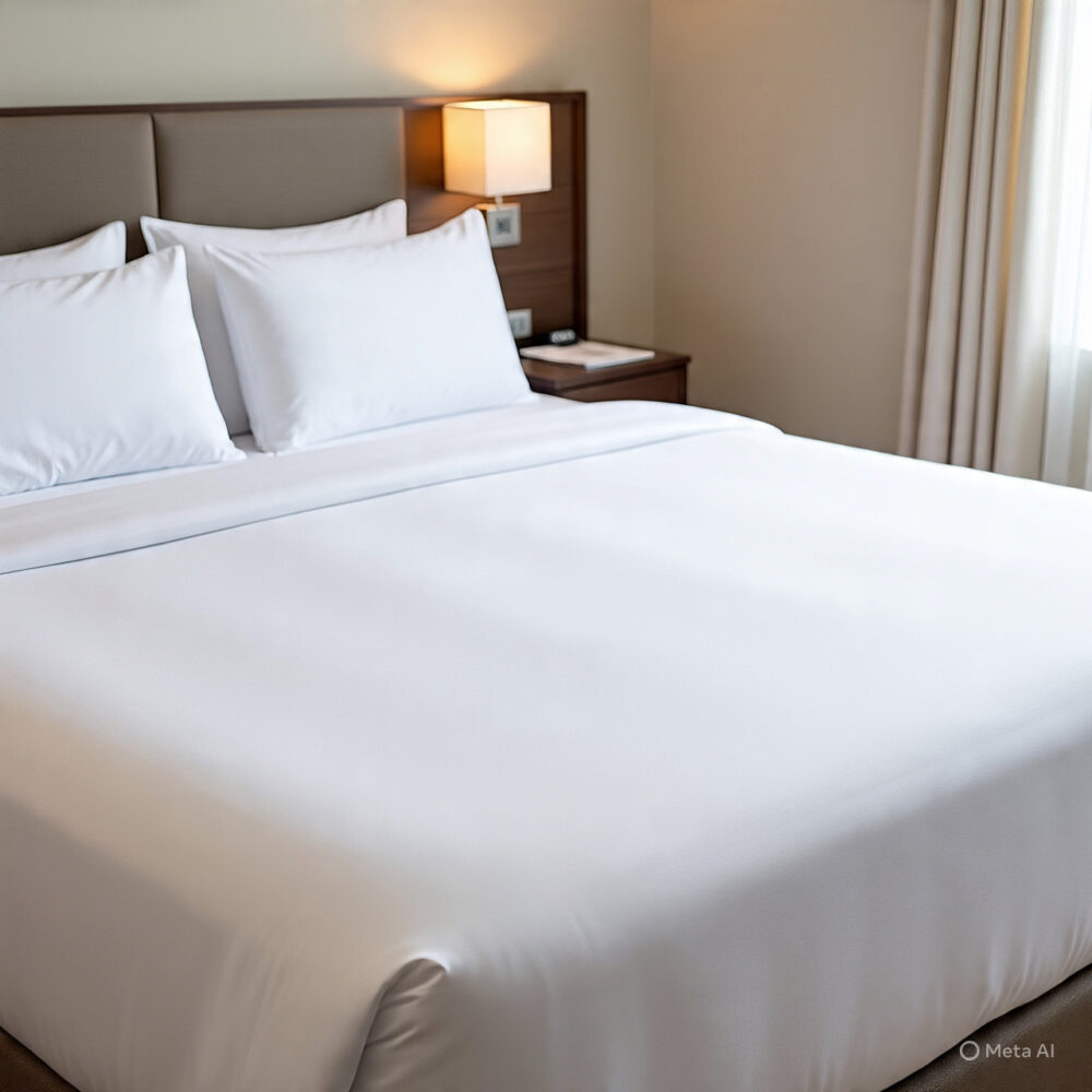 300 TC Plain Bedsheet - Image 2