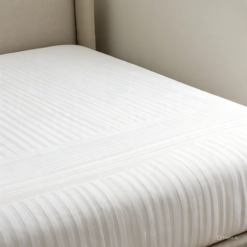 300 TC Stripes Bedsheets - Image 2