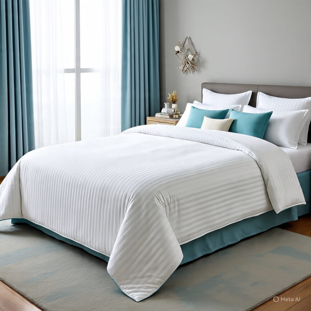 300 TC Stripes Bedsheets