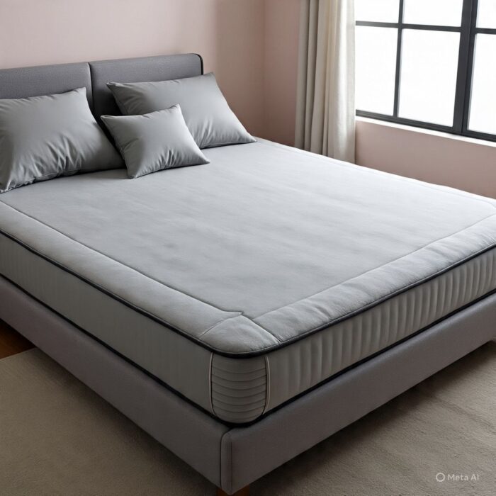 Gray Matress Protector