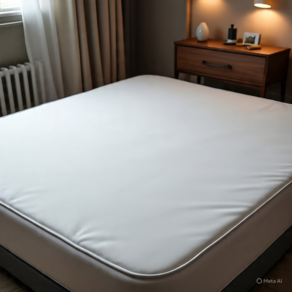 White-Matress-Protector